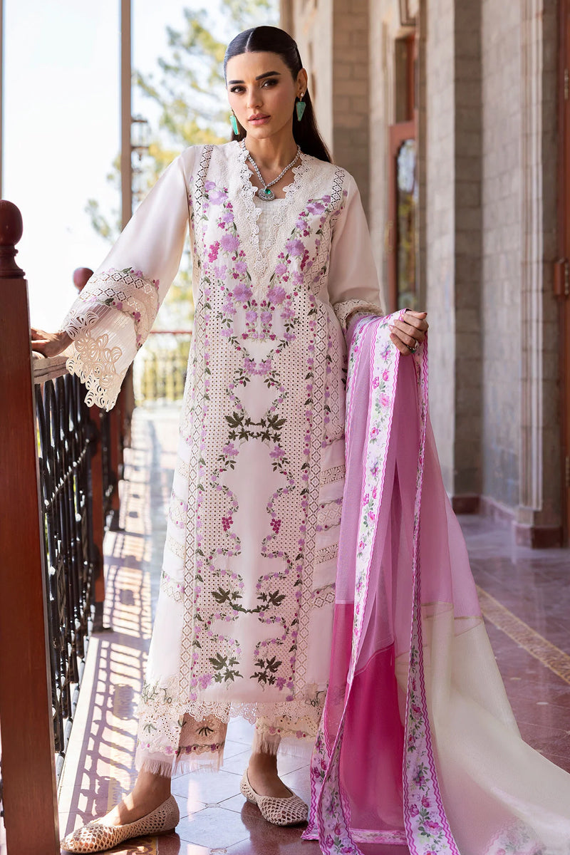 Saira Shakira Bloom Unstitched Lawn'25 - ZERENE 1-A