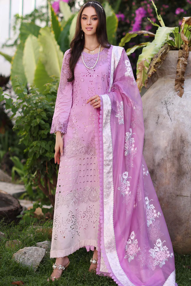 Lawn Collection - Noor - Saadia Asad - Luxe Chikankari - 9-A